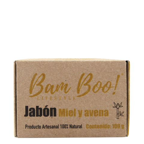 Jabón Miel y Avena, Bam Boo! 100 g