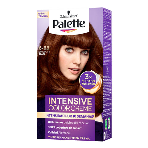 Tinte Permanente 6-68 Chocolate Claro Palette Color Creme, Schwarzkopf 50 ml