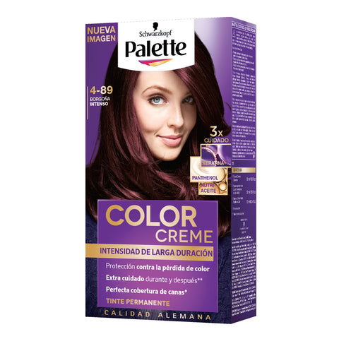 Tinte Permanente 4-89 Borgoña Intenso Palette Color Creme, Schwarzkopf 50 ml