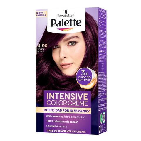 Tinte Permanente 4-90 Violeta Rojizo Palette Color Creme, Schwarzkopf 50 ml