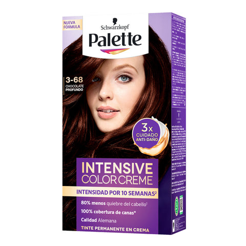 Tinte Permanente 3-68 Chocolate Profundo Palette Color Creme, Schwarzkopf 50 ml