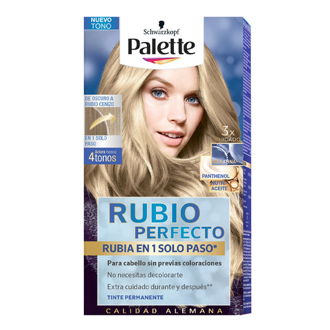 Tinte Permanente Rubio Perfecto de Oscuro a Rubio Cenizo Palette, Schwarzkopf 50 ml
