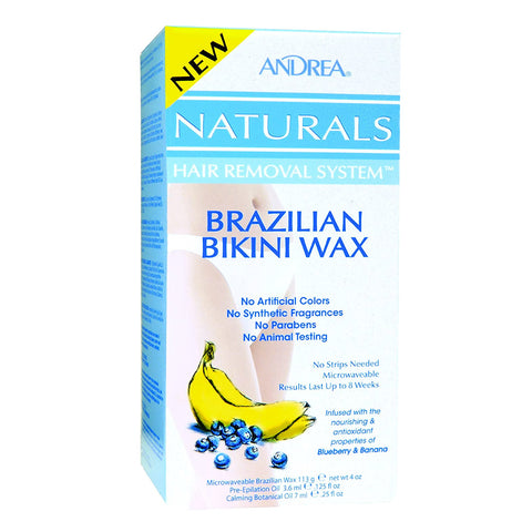 Crema Depiladora De Cuerpo Para Depilado Brazileño, Andrea Wax 4 oz.