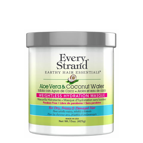 Mascarilla  para el cabello  Aloe Vera Coconut Water, Every Strand 15 oz