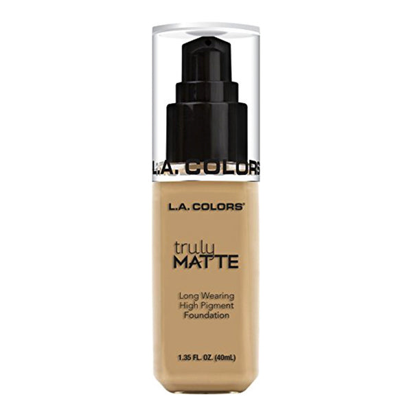 Base Liquida Truly Matte Foundation Natural, L.A. Colors