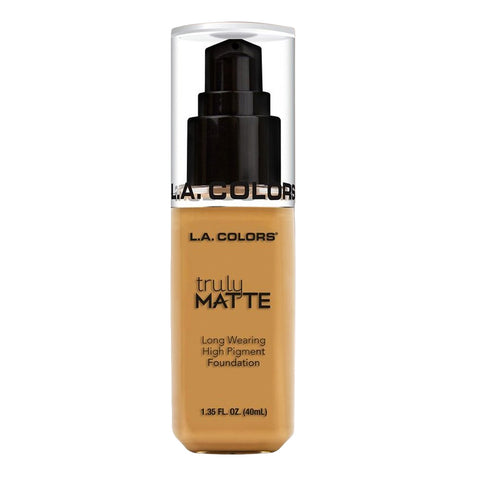 Base Liquida Trully Matte Foundation Golden Beige, L.A. Colors