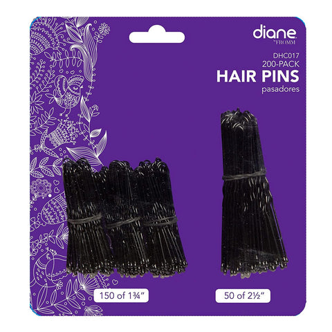 Pasadores Para Cabello, Diane 200 Pzas