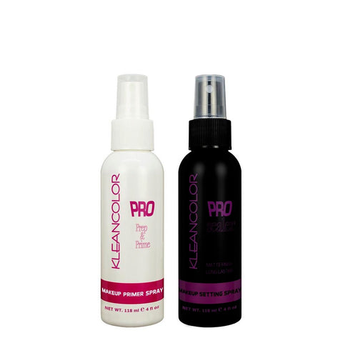 Prebase Y Spray Sellador Facial, Kleancolor