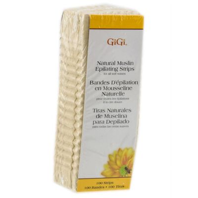 Gigi Tiras Depilaci&oacute;n Muselina Natural Peque&ntilde;as 100