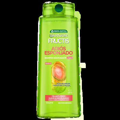 Garnier Fructis Adi&oacute;s Esponjado Shampoo Antifrizz 2 En 1 650 Ml