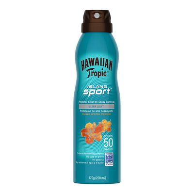 Hawaiian Tropic Protector Solar Island Sport Fps 50 C Spray 170 G