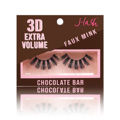 Jlash Pesta&ntilde;as Postizas 3d Extra Volumen Faux Mink Chocolate Bar