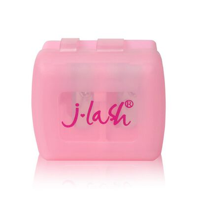 J.lash Sacapuntas Doble Entrada Rosa Para L&aacute;pices Cosm&eacute;ticos