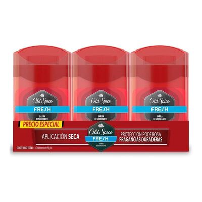 Old Spice Desodorante Barra Fresh 50g Protección 48h Hombre