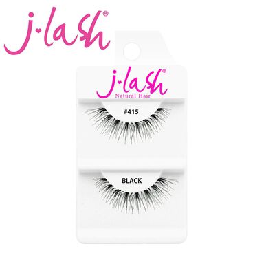 Jlash Pesta&ntilde;as Postizas 415 5 Pares Con Adhesivo O Aplicador