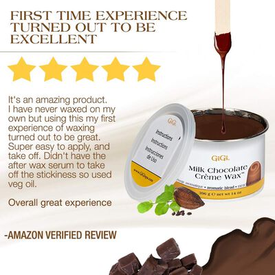 Gigi Cera Depilatoria Chocolate Con Leche 14 Oz Crema