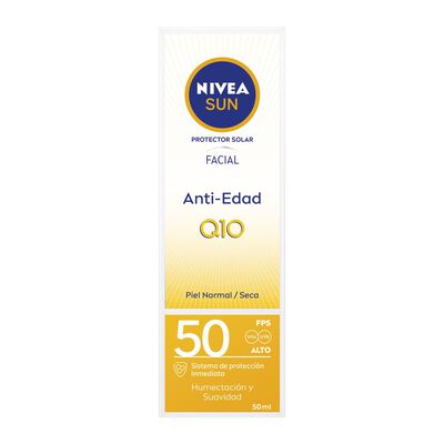 Nivea  Sun Protector Facial Aniti Edad