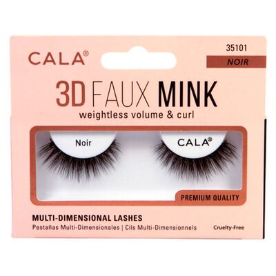 Cala Pesta&ntilde;as Postizas 3d Faux Mink Lashes Noir