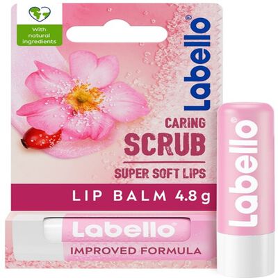 Labello Scrub Labial Rosehip Oil Exfoliante 4.8g C/12