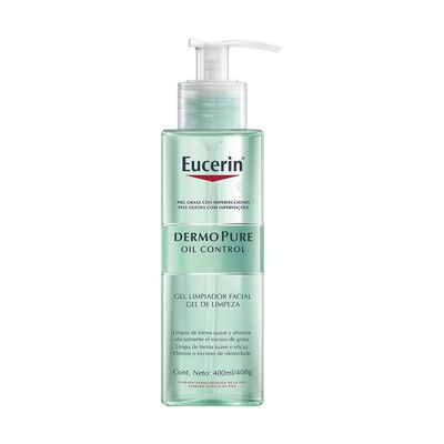 Eucerin Gel Limpiador Dermo Pure Oil Control 400 Ml