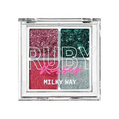 Ruby Kisses Paleta De Sombras Glitter 4 Tonos Milky Way