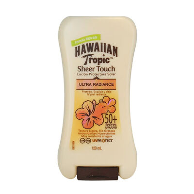 Protector Solar Hawaiian Tropic Sheer Touch Fps 50+ Loci&oacute;n 120 Ml