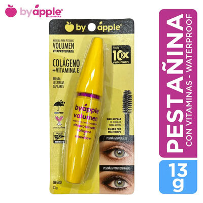 By Apple Máscara Ultra Lash Amarilla Colágeno Y Vitamina E