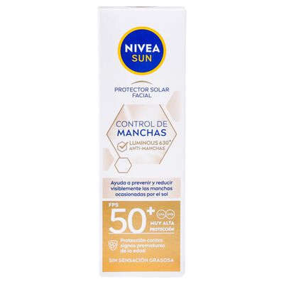 Nivea Sun Protector Facial Antimanchas Fps50 40ml