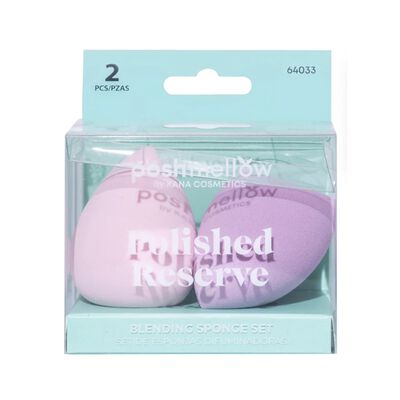 Poshmellow Posh Mellow Set De 2 Esponjas Para Maquillaje Forma Angulada