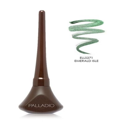 Palladio Delineador L&iacute;quido Emerald Isle 3.8 Ml Verde Esmeralda
