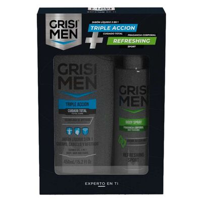 Grisi Men Gel Ducha Triple Acci&oacute;n 3 En 1 450ml12