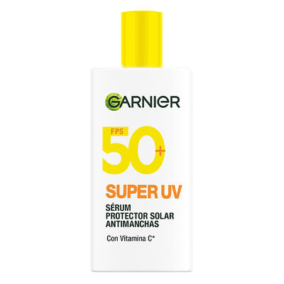 L'Oréal Garnier Súper Uv Protector Solar Facial Fluído Anti Oleosidad Con Vitamina C 40 Ml