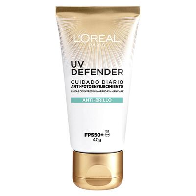 L'or&eacute;al Paris Bloqueador Solar Fps 50+ Uv Defender Antibrillo 40 Ml