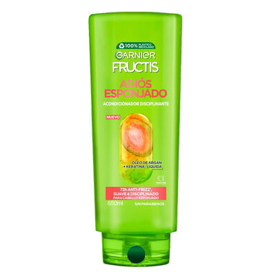 Garnier Fructis Acondicionador Adi&oacute;s Esponjado Disciplinante Anrifrizz 650 Ml