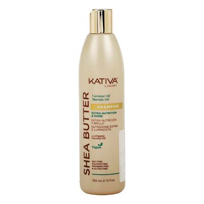 Kativa Shampoo Con Manteca De Karit&eacute;, Coco Y Marula 355 Ml