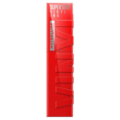 Maybelline Labial Líquido Brillante Vinyl Ink 16H Red Hot 25