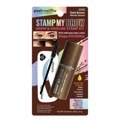 Poshmellow Kit Sello Para Cejas Soft Black Waterproof Diaria