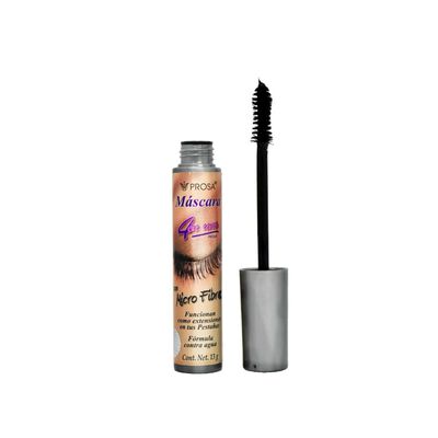 Prosa M&aacute;scara Microfibras Negro Waterproof100