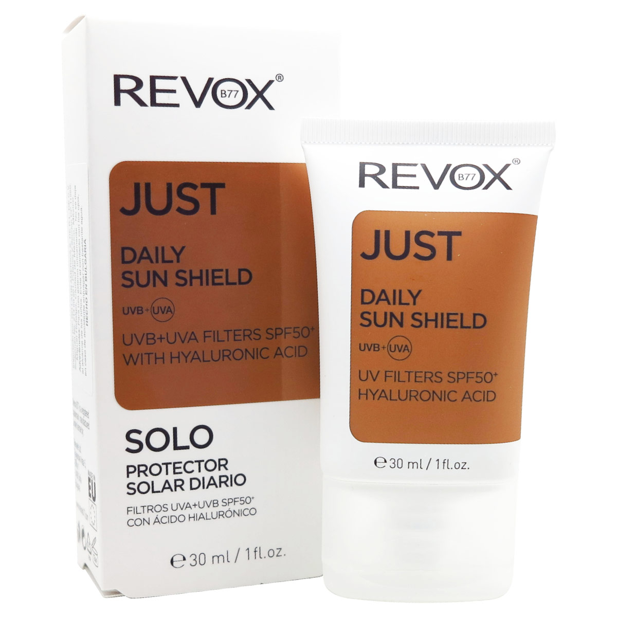Revox B77 Just Protector Solar Diario Fps50+ Con &Aacute;cido Hialur&oacute;nico 30 Ml image number null