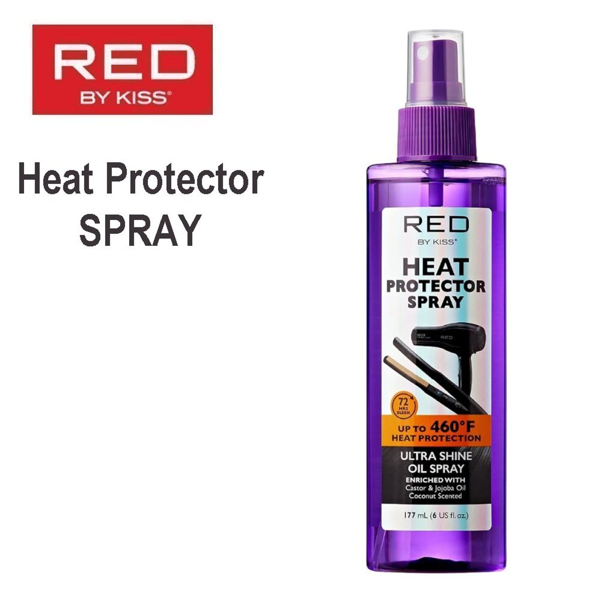 Red By Kiss Spray Protector T&eacute;rmico Keratina 118 Ml image number null