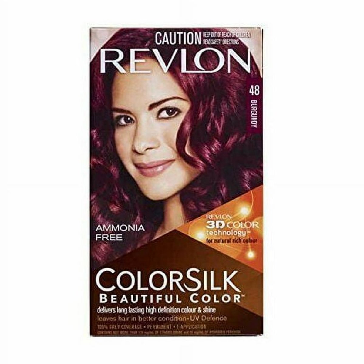 Revlon Colorsilk Tinte Permanente Burgundy 48 1 Kit image number null