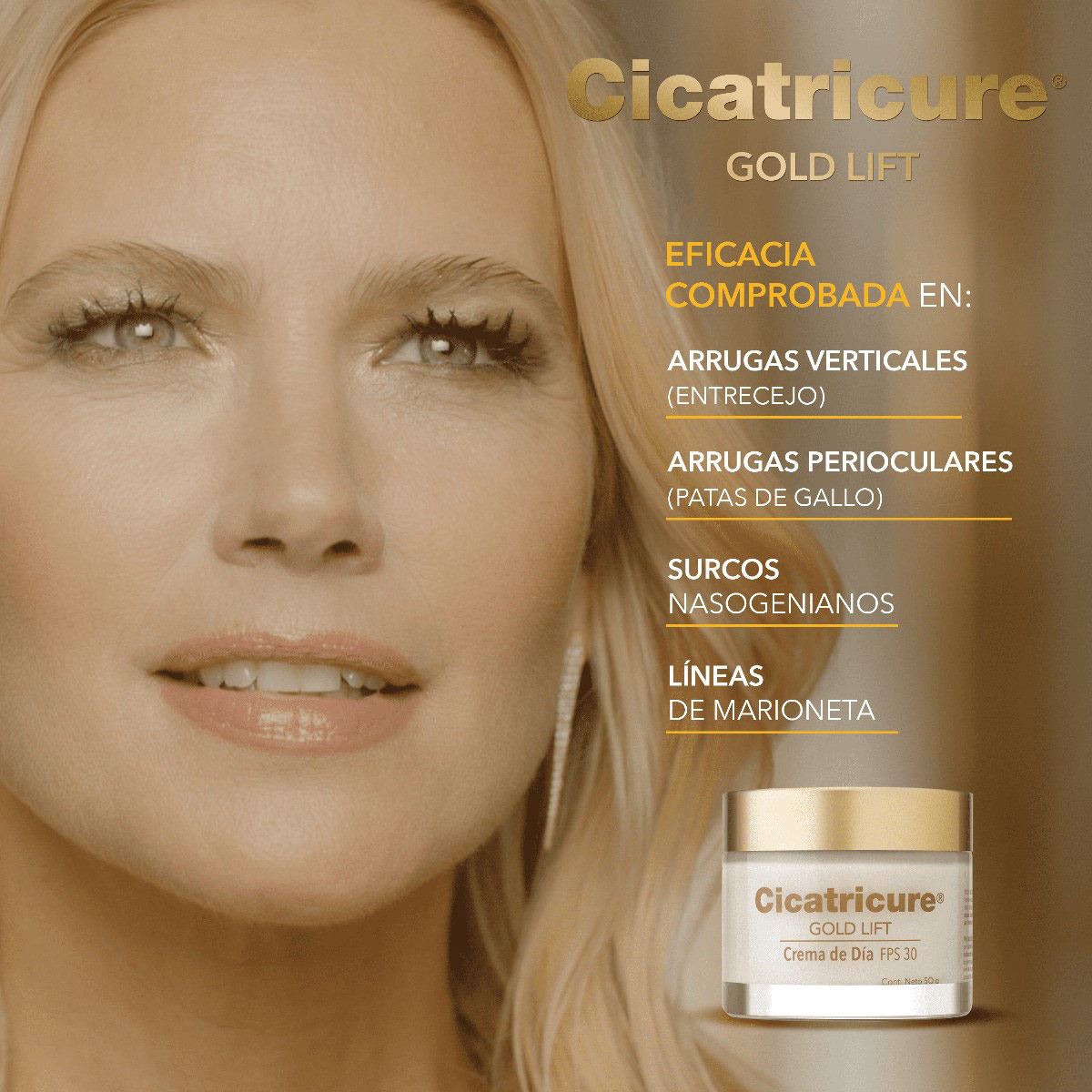 Cicatricure Crema Facial Gold Lift D&iacute;a / 12 image number null