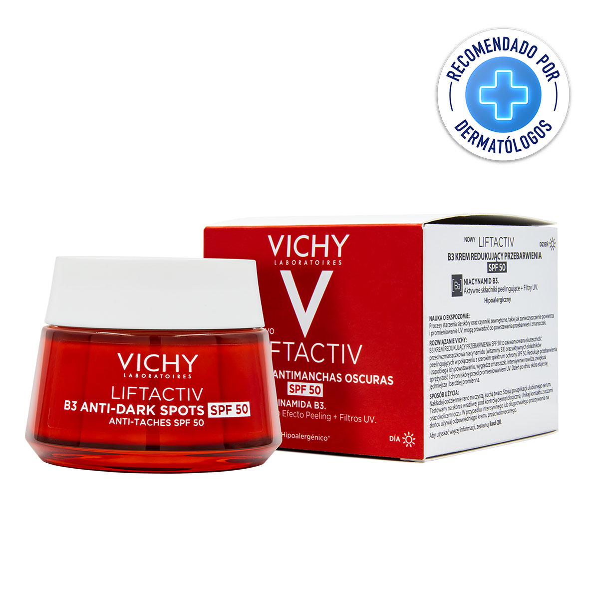 Vichy Liftactiv Crema B3 Antimanchas Spf50 50ml image number null
