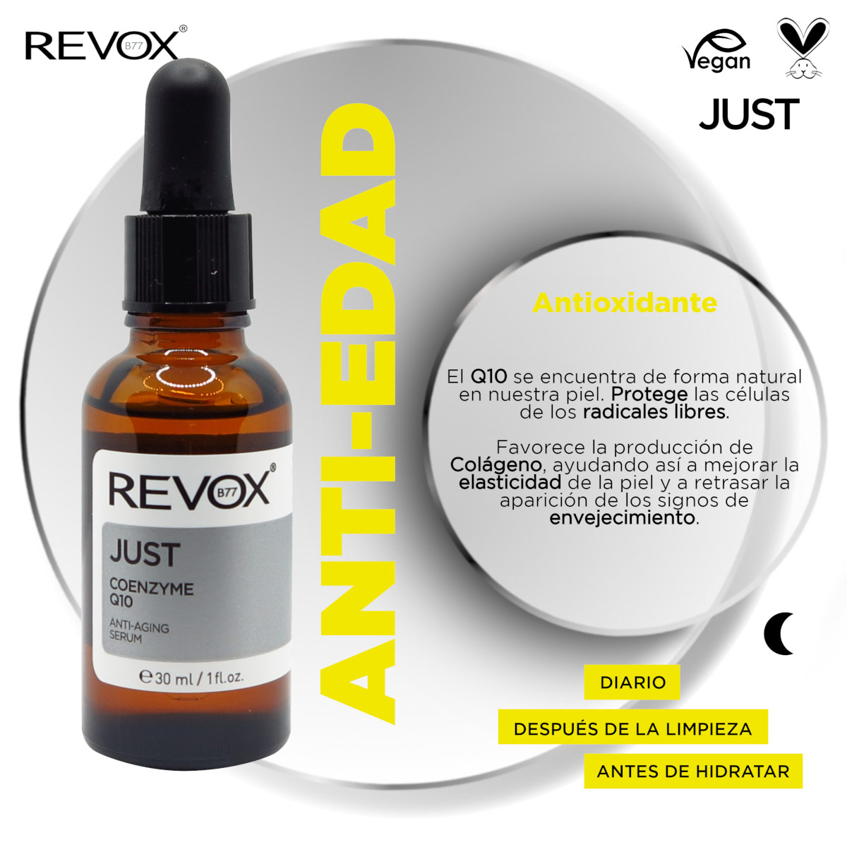Revox B77 Just Coenzima Q10 Suero Antienvejecimiento 30 Ml image number null