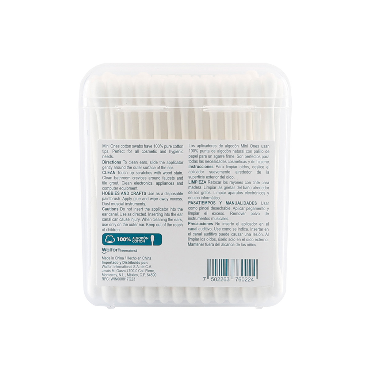 Mini Ones Hisopos De Algod&oacute;n 50 image number null