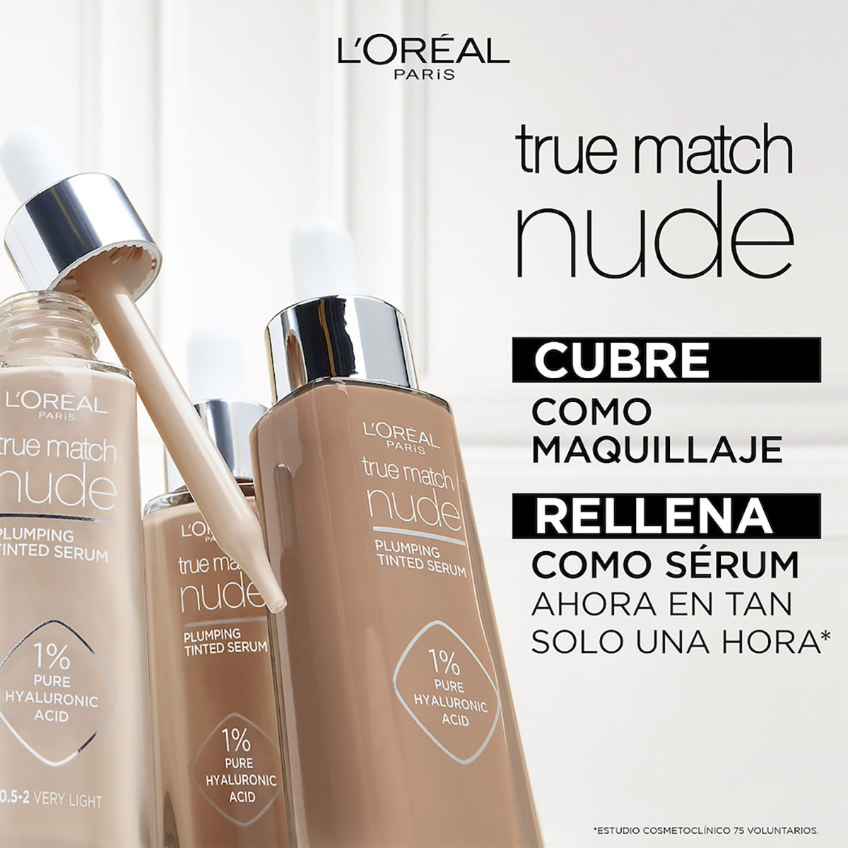 L'or&eacute;al Base De Maquillaje L&iacute;quida Tipo S&eacute;rum True Match 0.5-2 Very Light image number null
