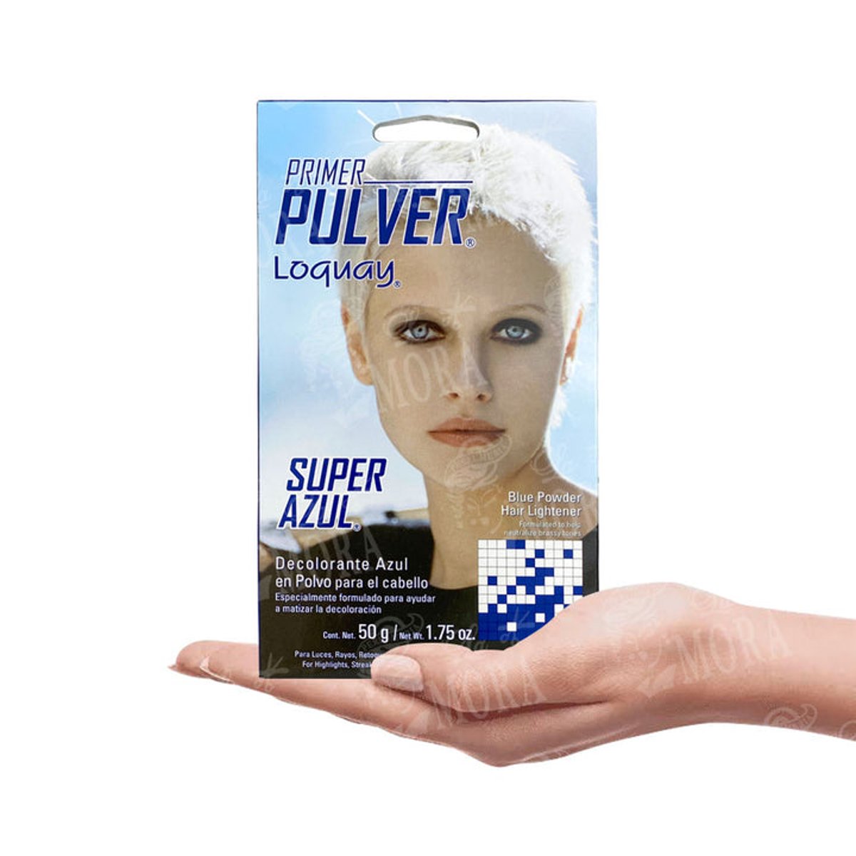 Loquay Primer Pulver Decolorante Super Azul 500g Profesional image number null
