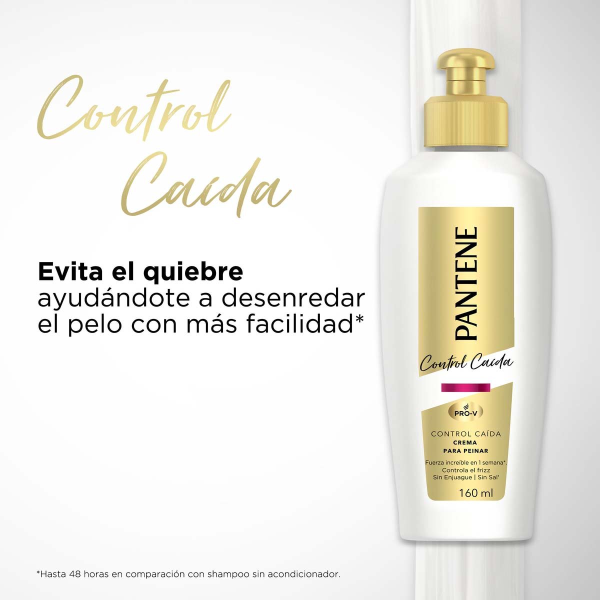 Pantene Pro-v Crema Para Peinar Control Ca&iacute;da 160 Ml image number null