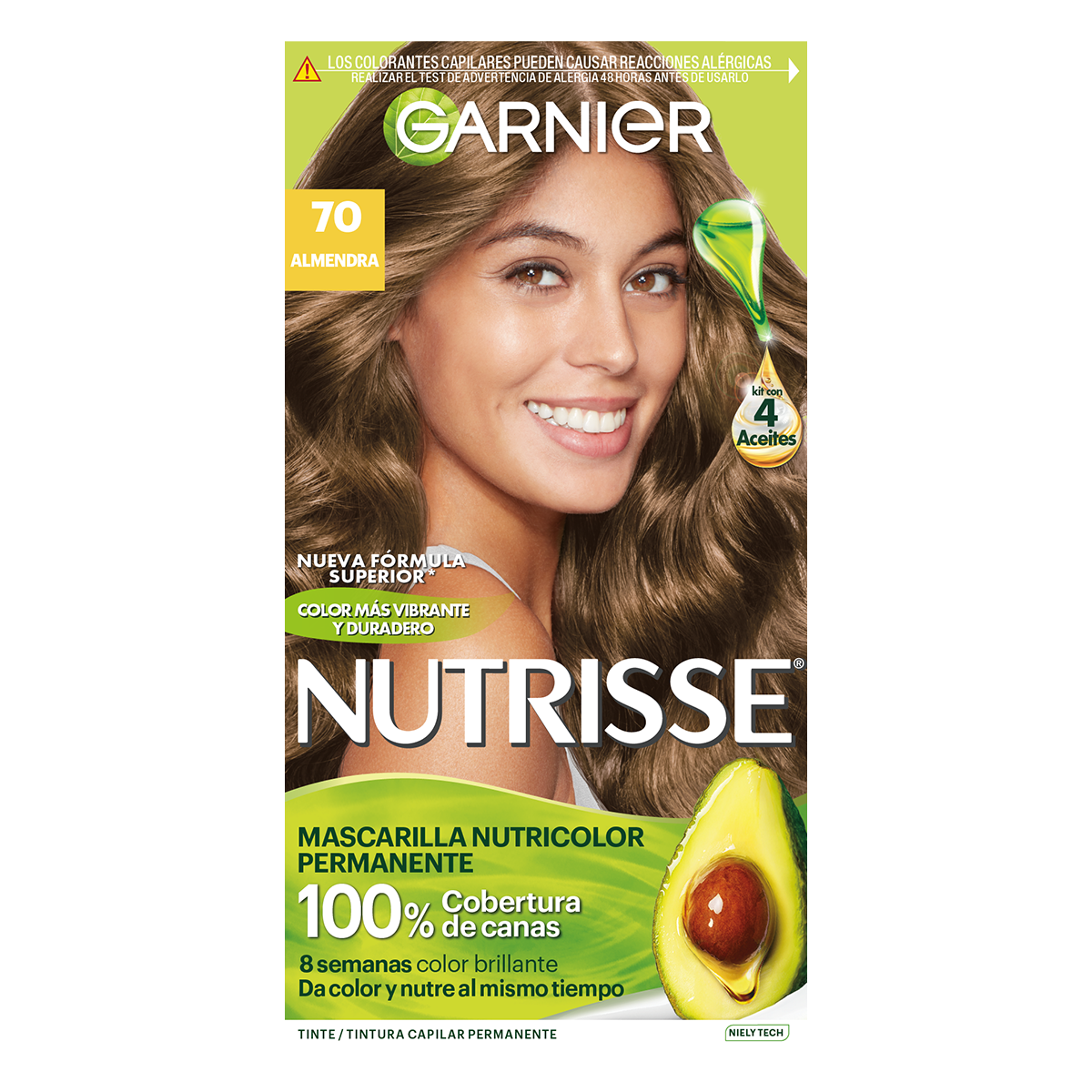 Nutrisse Tinte Capilar T70 Almendra Rubio image number null