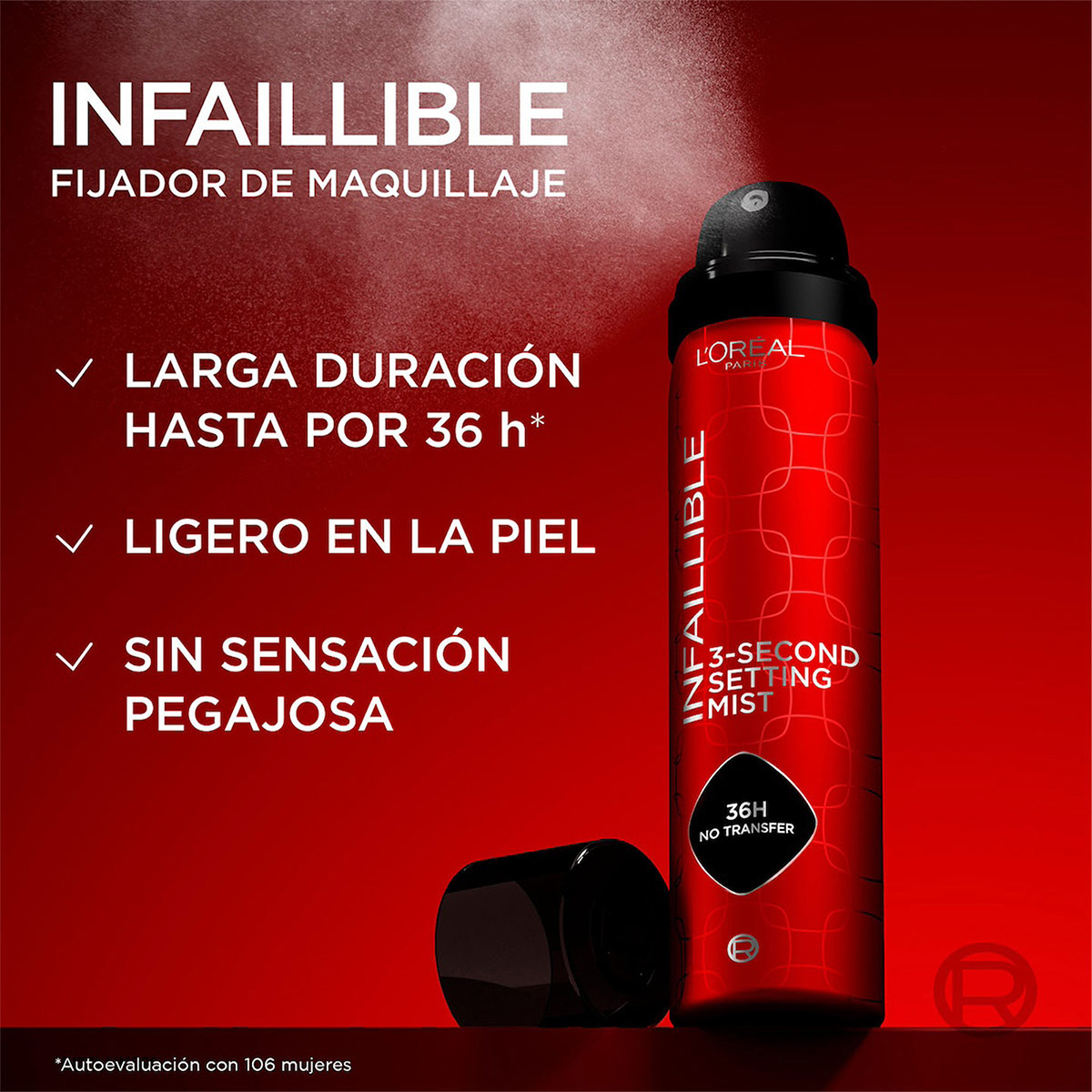 L'or&eacute;al Fijador De Maquillaje Infallible De Larga Duraci&oacute;n 75ml image number null